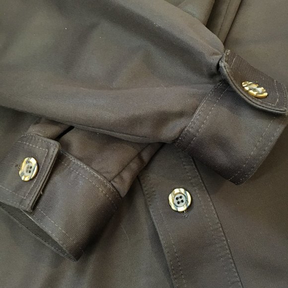 70’s Leisure Jacket Vintage Dark Brown Haggar - Picture 7 of 12